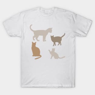 Cat Pattern T-Shirt